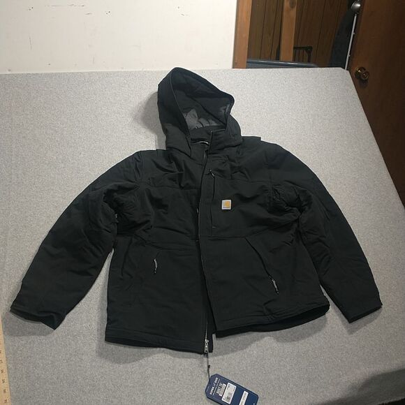 Carhartt Mens XLarge Super Dux Relaxed Fit Jacket OJ6006-M Black Full Swing. - Picture 1 of 4